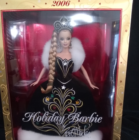 Mattel Barbie 2fer Holiday Barbie Vnt special 2006 Bob Mackie Ed, & 2003 Ed. NIB - Picture 3 of 8
